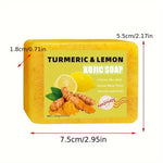 3-Piece Turmeric, Lemon & Kojic Acid Soap Bar Set