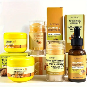 Head-to-toe care with eye cream, face cream, hand balm & turmeric oil. Lightweight, nourishing, and perfect for soft, glowing skin your autumn-winter essential.